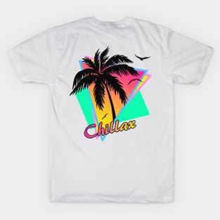 Chillax Palm with Birds T-Shirt